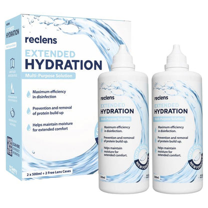 Reclens Extended Hydration Multipurpose Solution 2 x 500ml