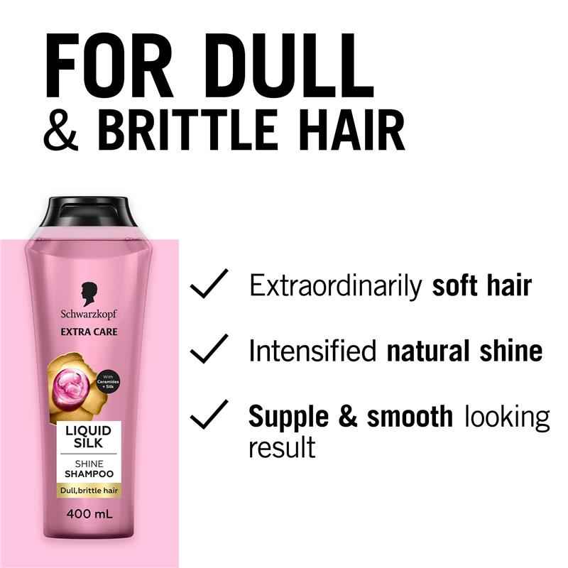 Schwarzkopf Extra Care Liquid Silk Shampoo 400ml