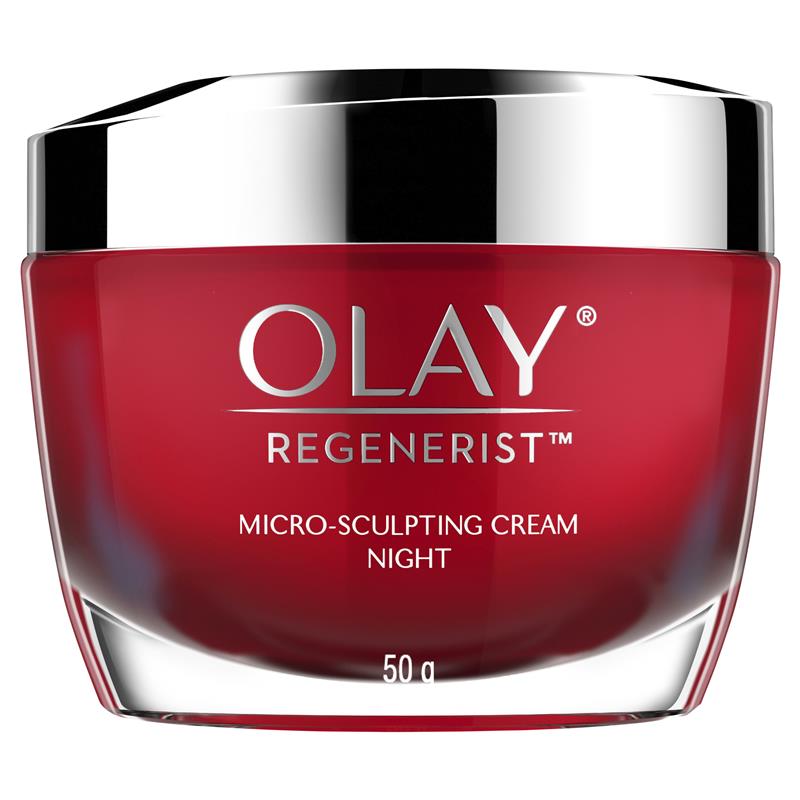 Olay Regenerist Advanced Anti-Ageing Micro-Sculpting Night Face Cream Moisturiser 50g