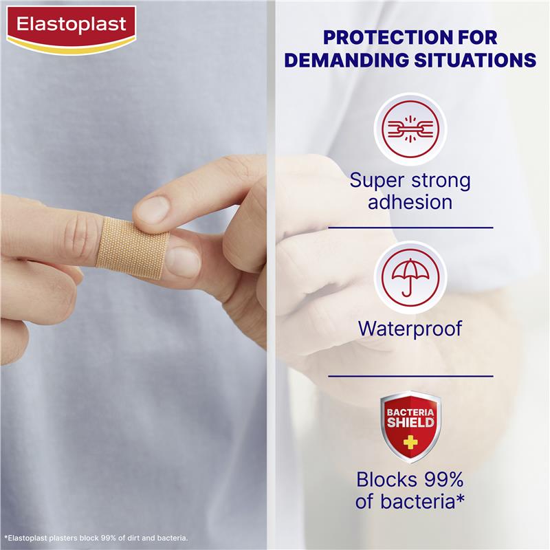 Elastoplast Extra Tough Waterproof Assorted 15 Strips