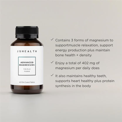 JSHealth Advanced Magnesium+ - 60 Tablets