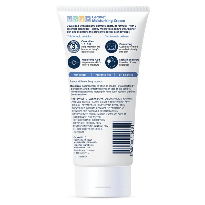 CeraVe Baby Moisturising Cream 142g