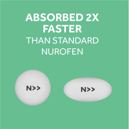 Nurofen Zavance Fast Pain Relief Caplets 256mg Ibuprofen 24 Pack