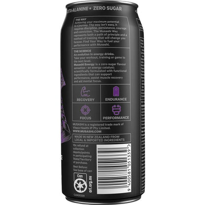 Musashi Energy Purple Grape 500ml