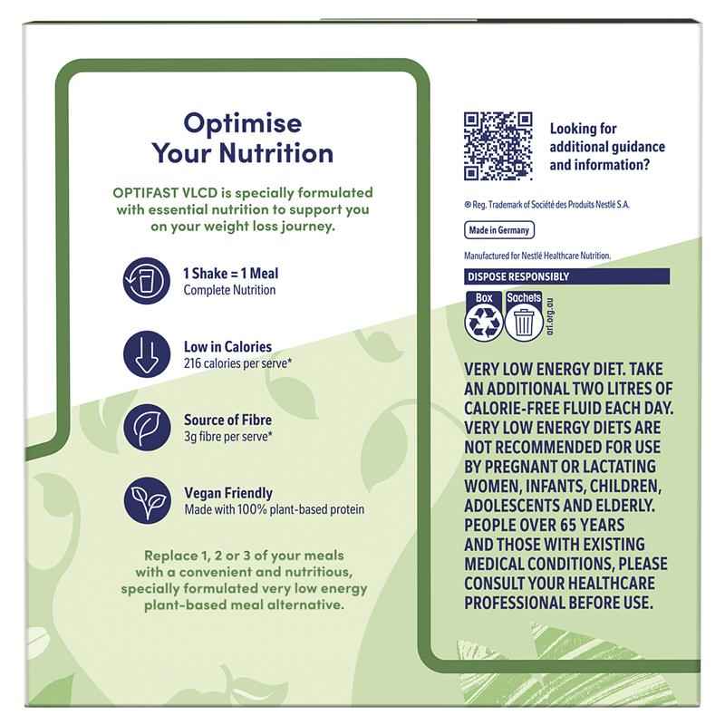 Optifast VLCD Plant Based Shake Chocolate 10 x 54g