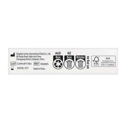 Piksters Braces Wax Dots 12 Pack