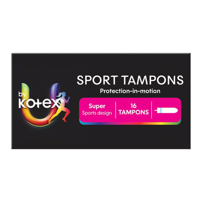 U by Kotex Sport Tampons Super 16 Pack