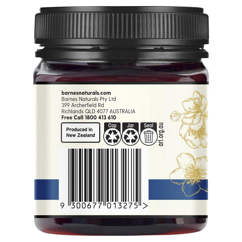 Barnes Naturals New Zealand Manuka Honey 250g MGO 550+