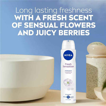 NIVEA for Women Deodorant Fresh Sensation 72hr 250ml