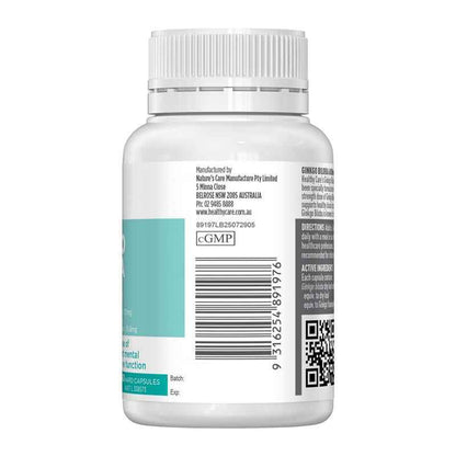 Healthy Care Ginkgo Biloba 6000mg 60 Capsules