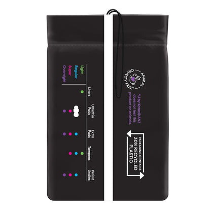 U by Kotex Designer Ultrathin Pads Regular with Wings 22 Pack