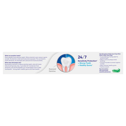 Sensodyne Sensitive Teeth Daily Care Toothpaste 160g (Exclusive Size)