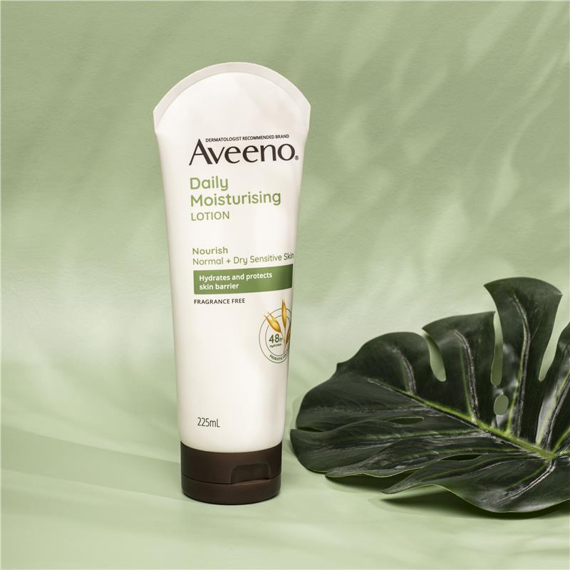 Aveeno Daily Moisturising Fragrance Free Body Lotion 225mL