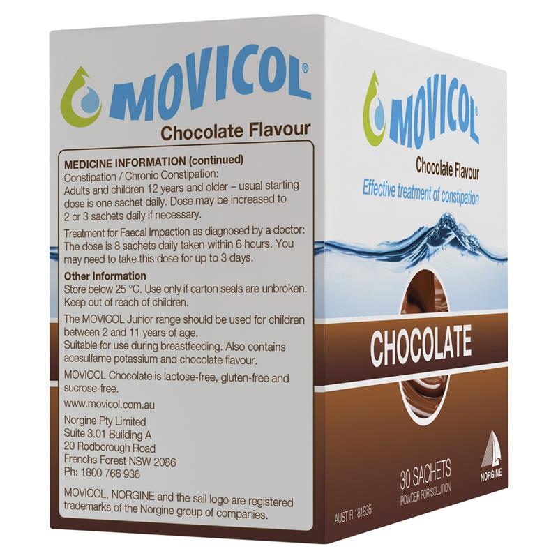 Movicol Adult Chocolate 30 Sachets