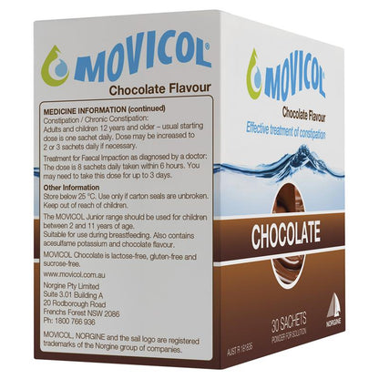 Movicol Adult Chocolate 30 Sachets