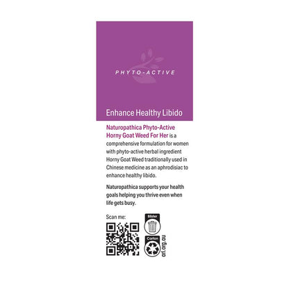 Naturopathica Horny Goat Weed For Her 50 Tablets
