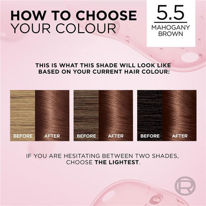 L'Oreal Excellence Creme 5.5 Mahogany Brown Hair Colour