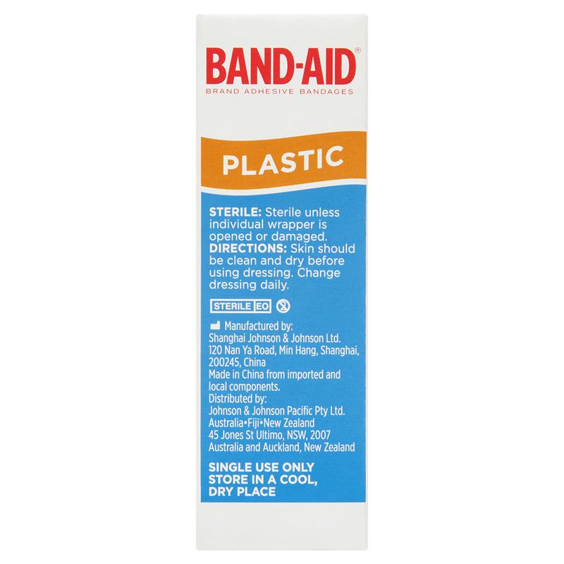 Band-Aid Plastic Strips 50 Pack