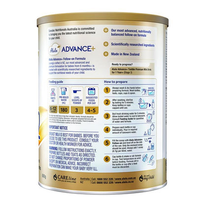 Alula Advance+ Stage 2 Follow On Formula 6-12 Months 800g