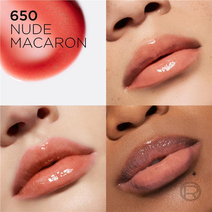 L'Oreal Paris Plump Ambition Hyaluron Lip Oil 650 Nude Macaron