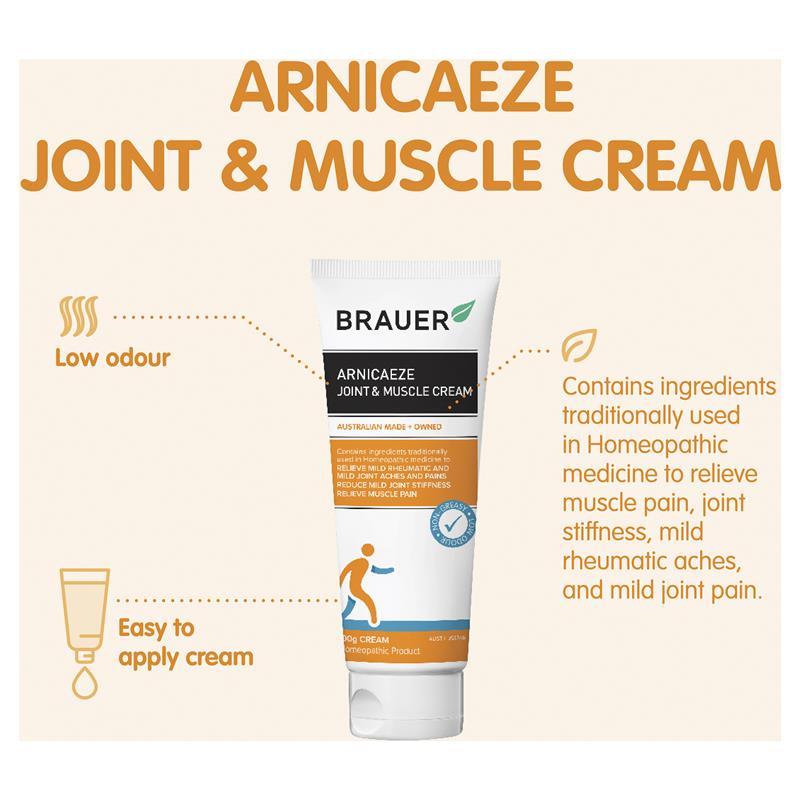 Brauer Arnicaeze Joint & Muscle Cream 100g