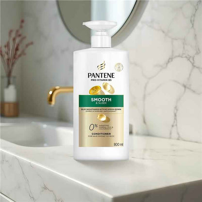 Pantene Smooth & Sleek Conditioner 800ml