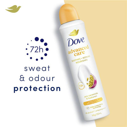 Dove Women Advanced Care Antiperspirant Aerosol Passionfruit & Lemongrass 250ml