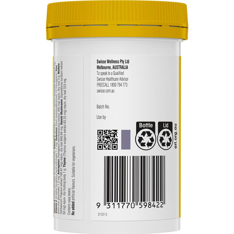 Swisse Ultiboost Lung Support 90 Tablets