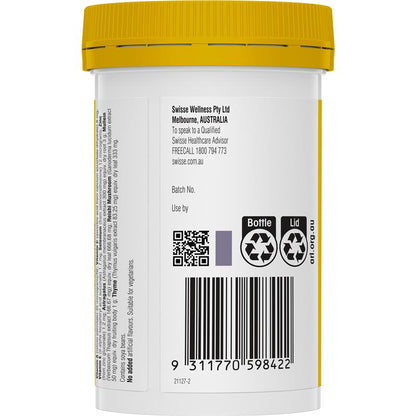 Swisse Ultiboost Lung Support 90 Tablets
