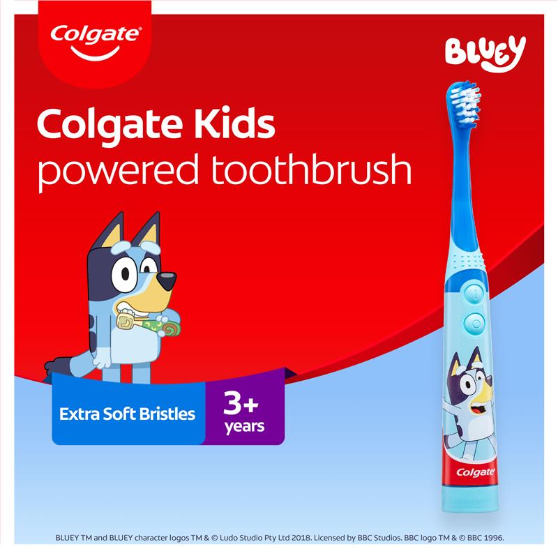 Colgate Toothbrush Battery Kids Sonic Bluey