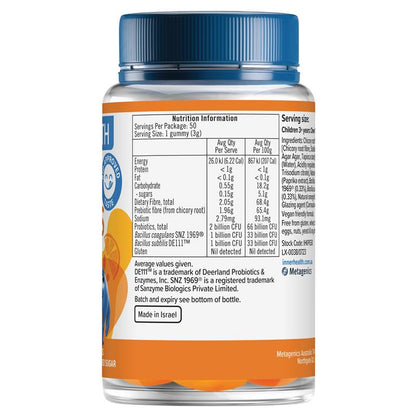 Inner Health Kids 3 in 1 Probiotic Gummies 50 Pack