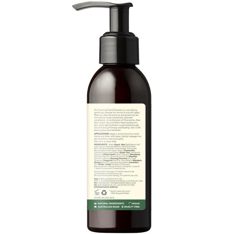 Sukin Signature Foaming Facial Cleanser Pump 125ml