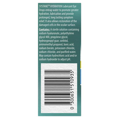 Systane Hydration Multi Dose Preservative Free Lubricant Eye Drops 10ml