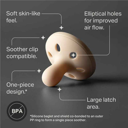 Tommee Tippee Breast Like Soother 0-6 Months 2 Pack