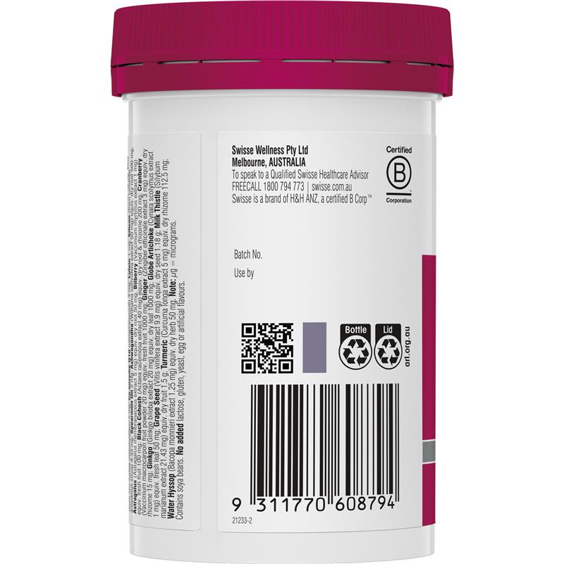 Swisse Womens Multivitamin 50+ 90 Tablets