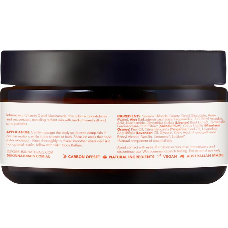 Sukin Brightening Vitamin C & Niacinamide Body Scrub 240g