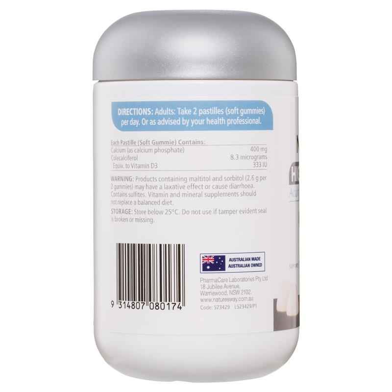 Nature's Way Adult Vita Gummies Sugar Free High Strength Calcium 60 Gummies