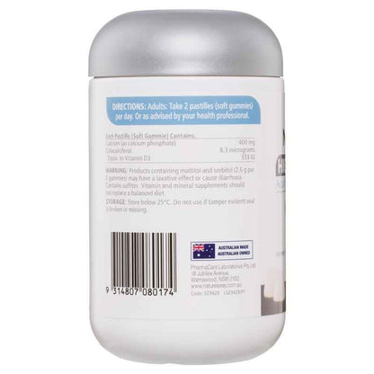 Nature's Way Adult Vita Gummies Sugar Free High Strength Calcium 60 Gummies