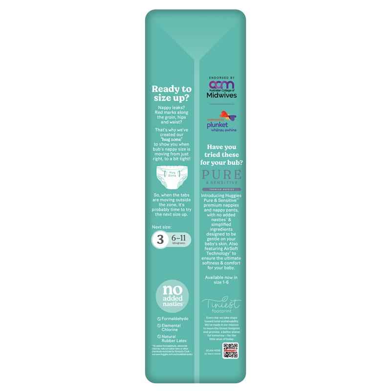 Huggies Ultimate Nappies Size 2 Infant 4-8kg Bulk 48 Pack