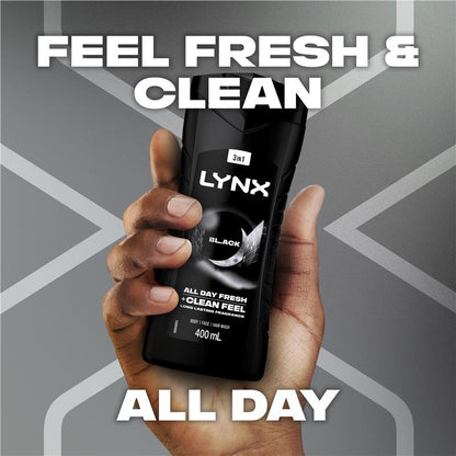 Lynx Bodywash Black 400ml