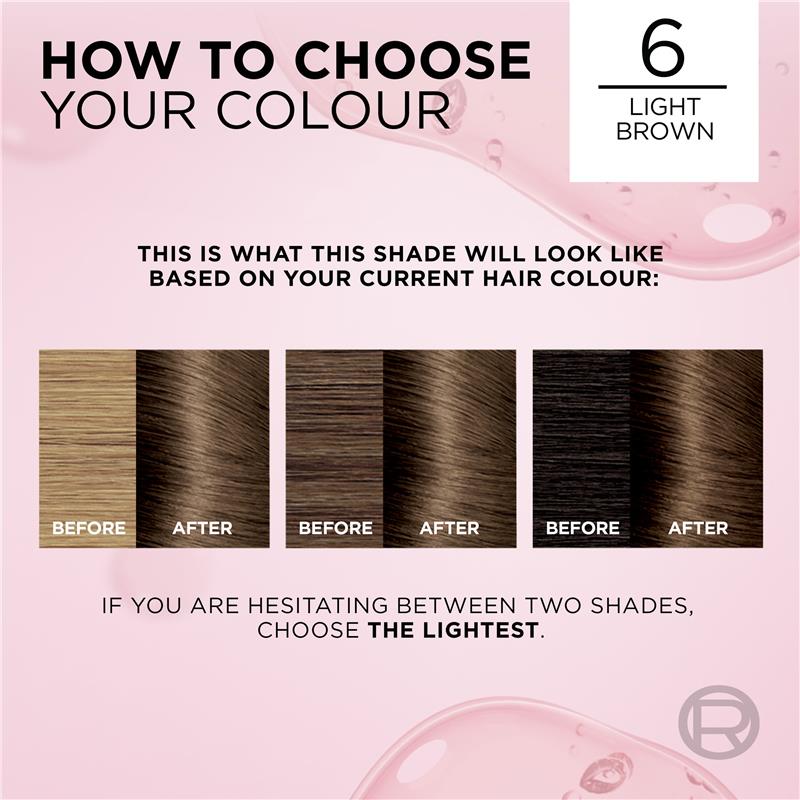 L'Oreal Excellence Creme 6 Light Brown Hair Colour