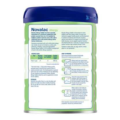 Novalac Allergy Rice Based Toddler Drink 12 Months + 800g