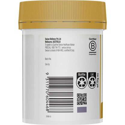 Swisse Beauty Collagen Glow With Collagen Peptides 120 Tablets