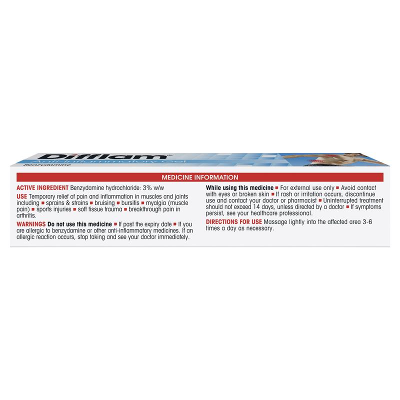 Difflam Anti Inflammatory Gel 3% 75g