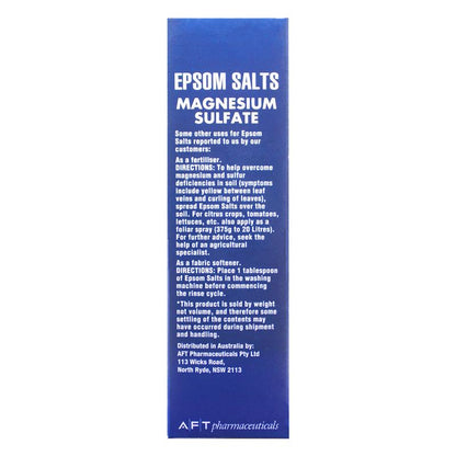 Sanofi Epsom Salts - Magnesium Sulfate Bath Crystals 375g