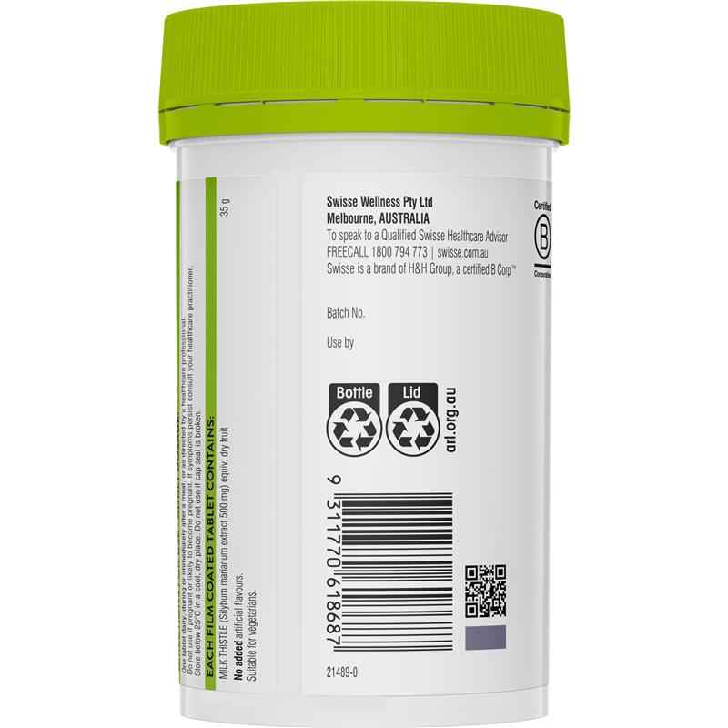 Swisse Ultiboost High Strength Milk Thistle 180 Tablets