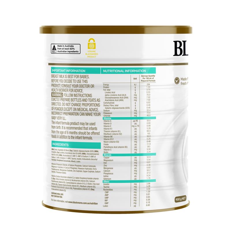 Blackmores Newborn Formula 900g