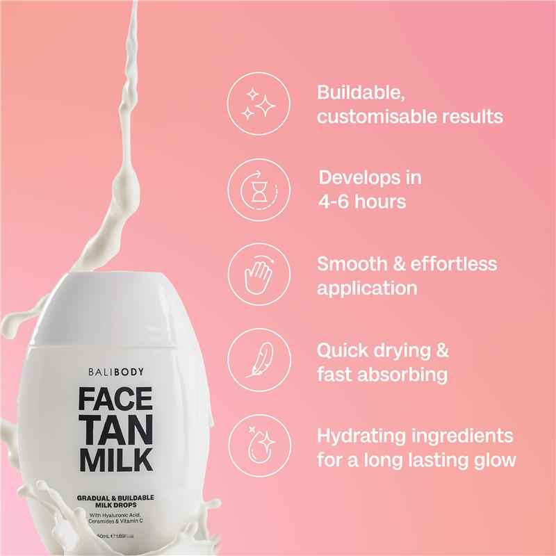 Bali Body Self Tanning Face Milk Drops 50ml