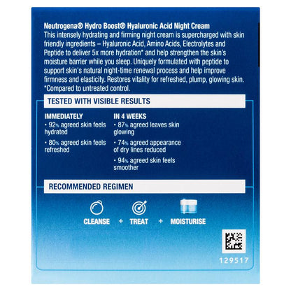 Neutrogena Hydro Boost Hyaluronic Acid Night Cream 50g