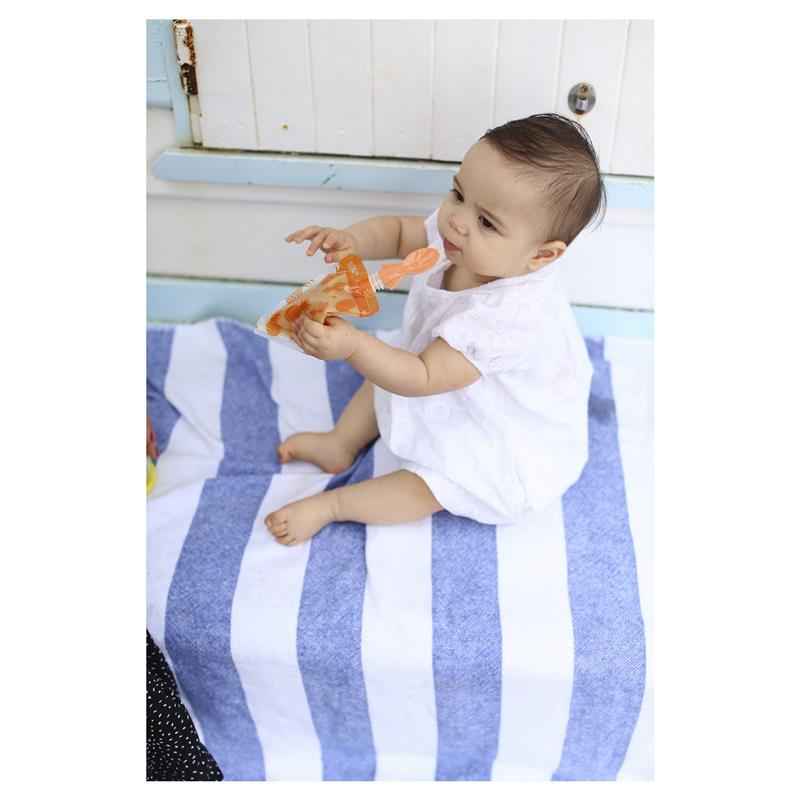 Cherub Baby Universal Food Pouch Spoons Orange & Pink 2 Pack